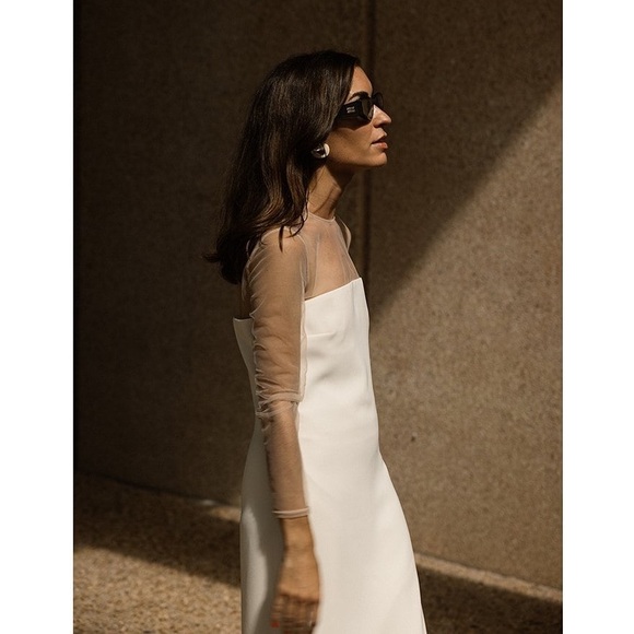 Antonio Melani x Elizabeth Damrich Babe Mesh Crepe Soutache Full Length Dress - Picture 6 of 8